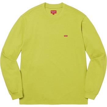 Green Supreme Small Box L/S Tee Sweaters | Supreme 283AP